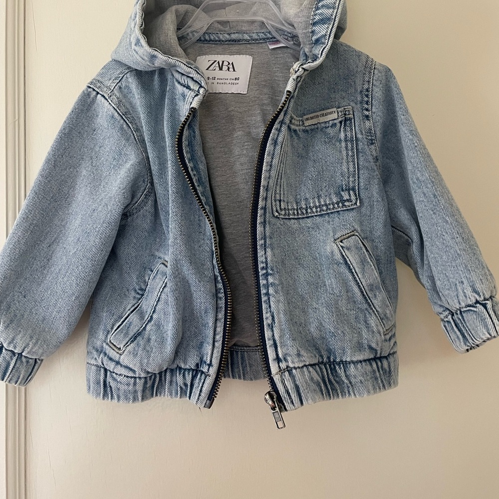 Zara Kids Blue Denim Jacket